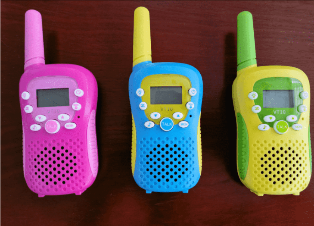 Walkie Talkie für Kinder, 2er-Pack Geburtstagsgeschenke, Spielzeug mit großer Reichweite