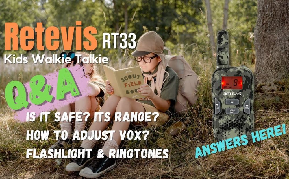 Fragen und Antworten zu Retevis RT33 Long Range Camo Walkie Talkies für Kinder