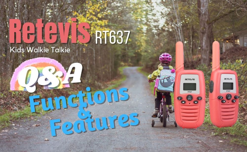 Fragen und Antworten zu Retevis RT637 Discovery Adventures Walkie Talkies für Kinder