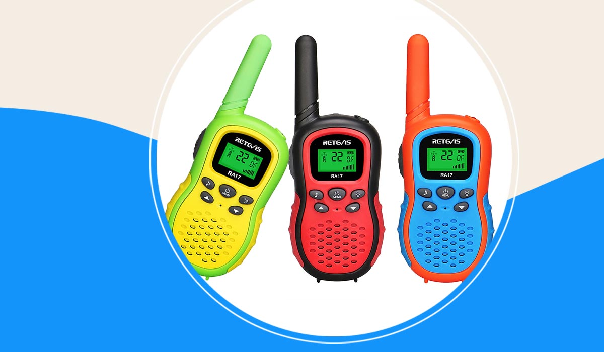 RA617 3 Pack tragbare Walkie Talkies für Familienabenteuer