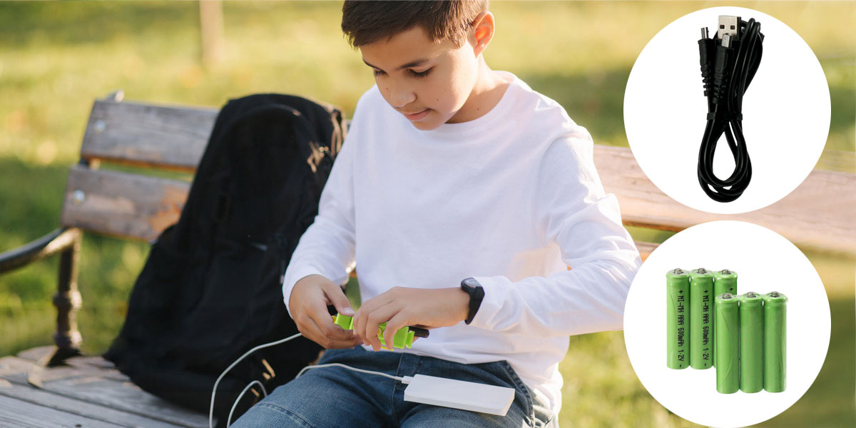 Wiederaufladbare Walkie-Talkies für Kinder