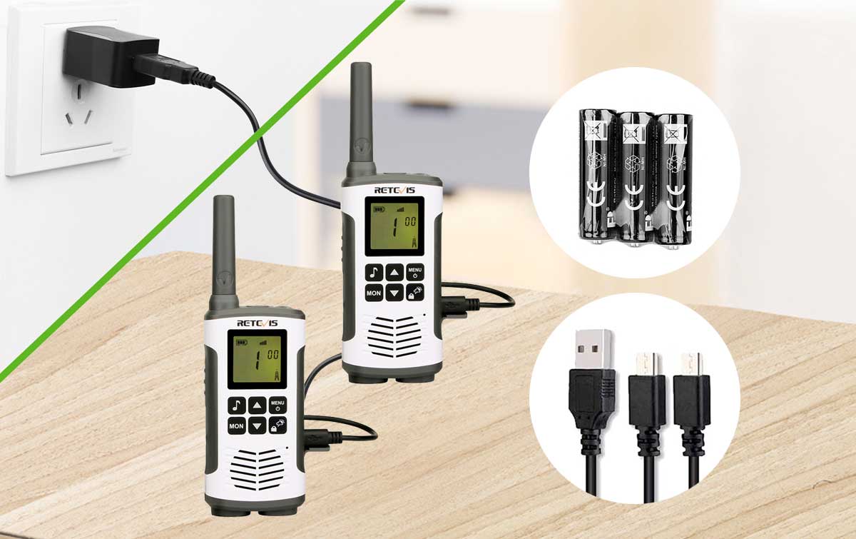 Wiederaufladbares Walkie-Talkie