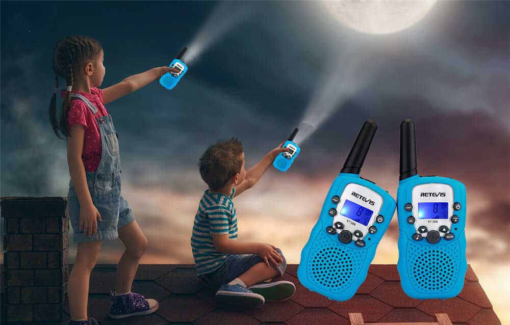Eingebaute Taschenlampe und LCD-Bildschirm
