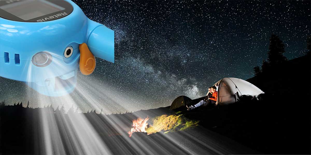 Eingebaute Taschenlampe